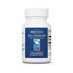 Zinc Citrate 50 - 60 Capsules | Allergy Research Group